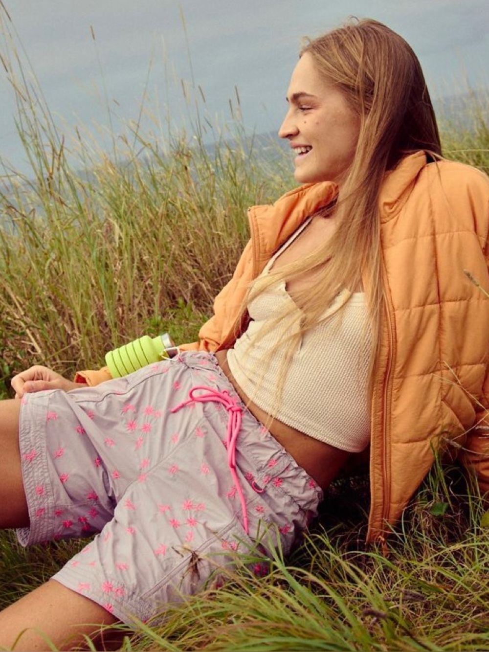 NWOT FP Movement In The Wild Embroidered Long Shorts